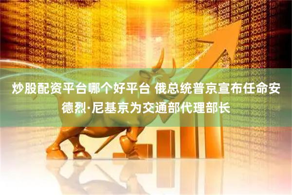 炒股配资平台哪个好平台 俄总统普京宣布任命安德烈·尼基京为交通部代理部长