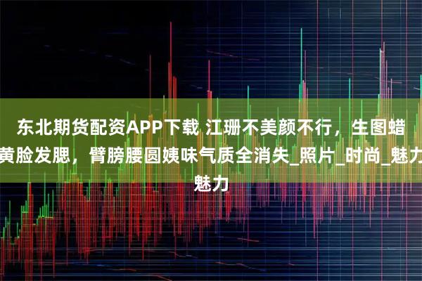 东北期货配资APP下载 江珊不美颜不行，生图蜡黄脸发腮，臂膀腰圆姨味气质全消失_照片_时尚_魅力